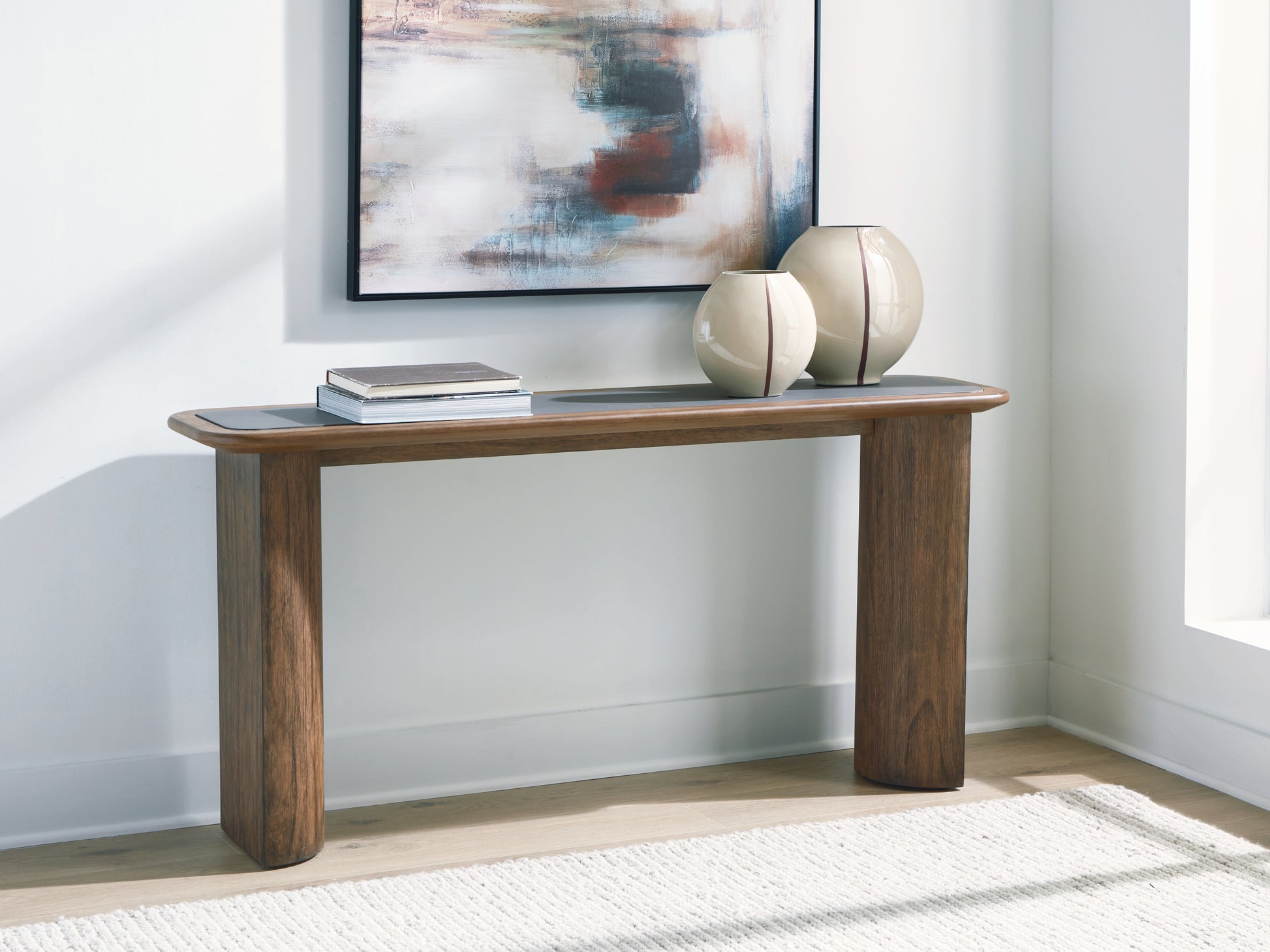 Orange Furniture Outlet - Ashley Furniture - Dontayne Sofa Table - Sofa Table - T563-4