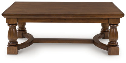 Orange Furniture Outlet - Ashley Furniture - Sturlayne Coffee Table - Rectangular Cocktail Table / Brown - T609-1