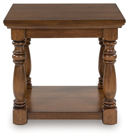 Orange Furniture Outlet - Ashley Furniture - Sturlayne End Table - Rectangular End Table / Brown - T609-3