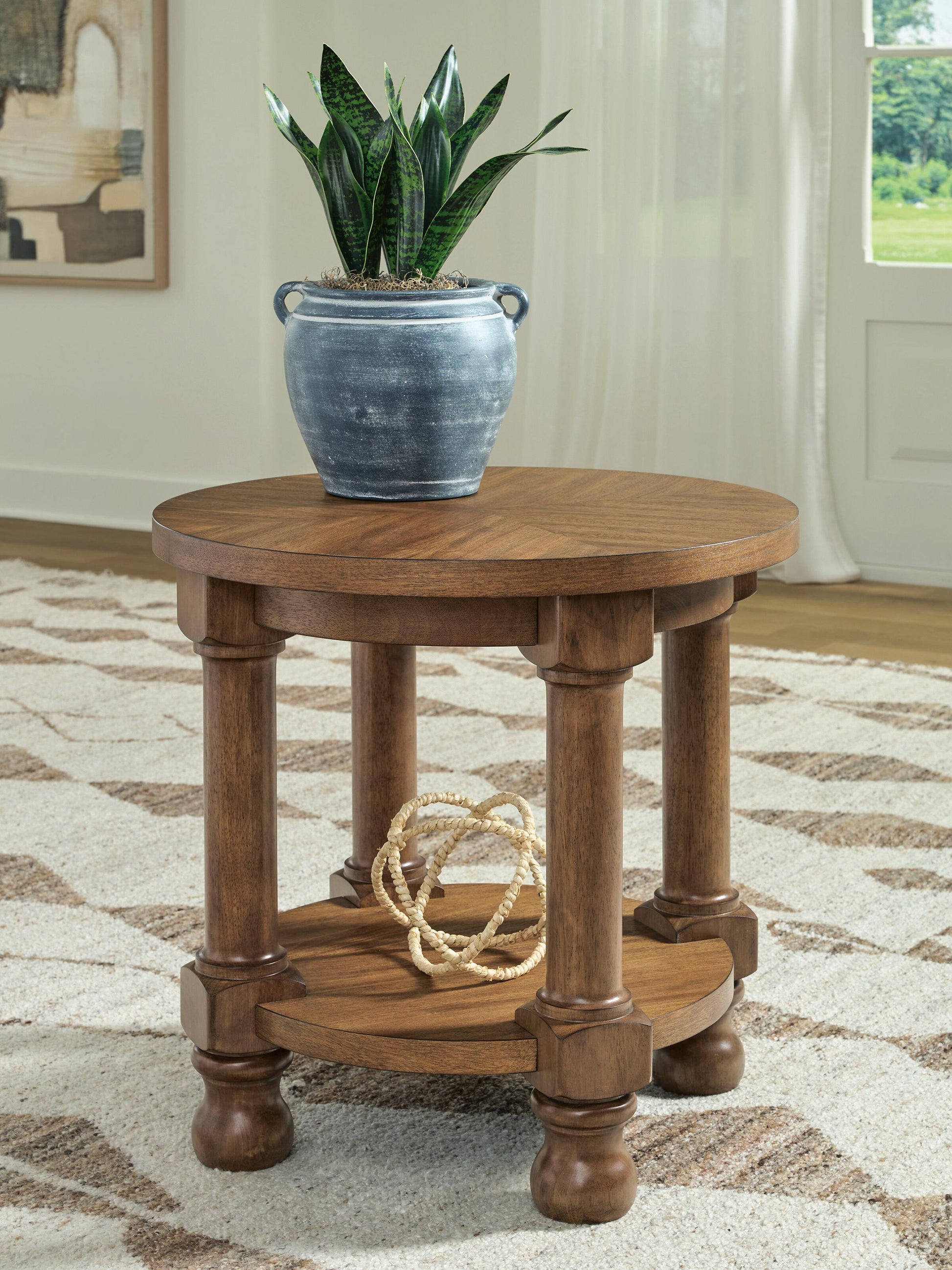 Orange Furniture Outlet - Ashley Furniture - Chadworth End Table - Round End Table - T614-6