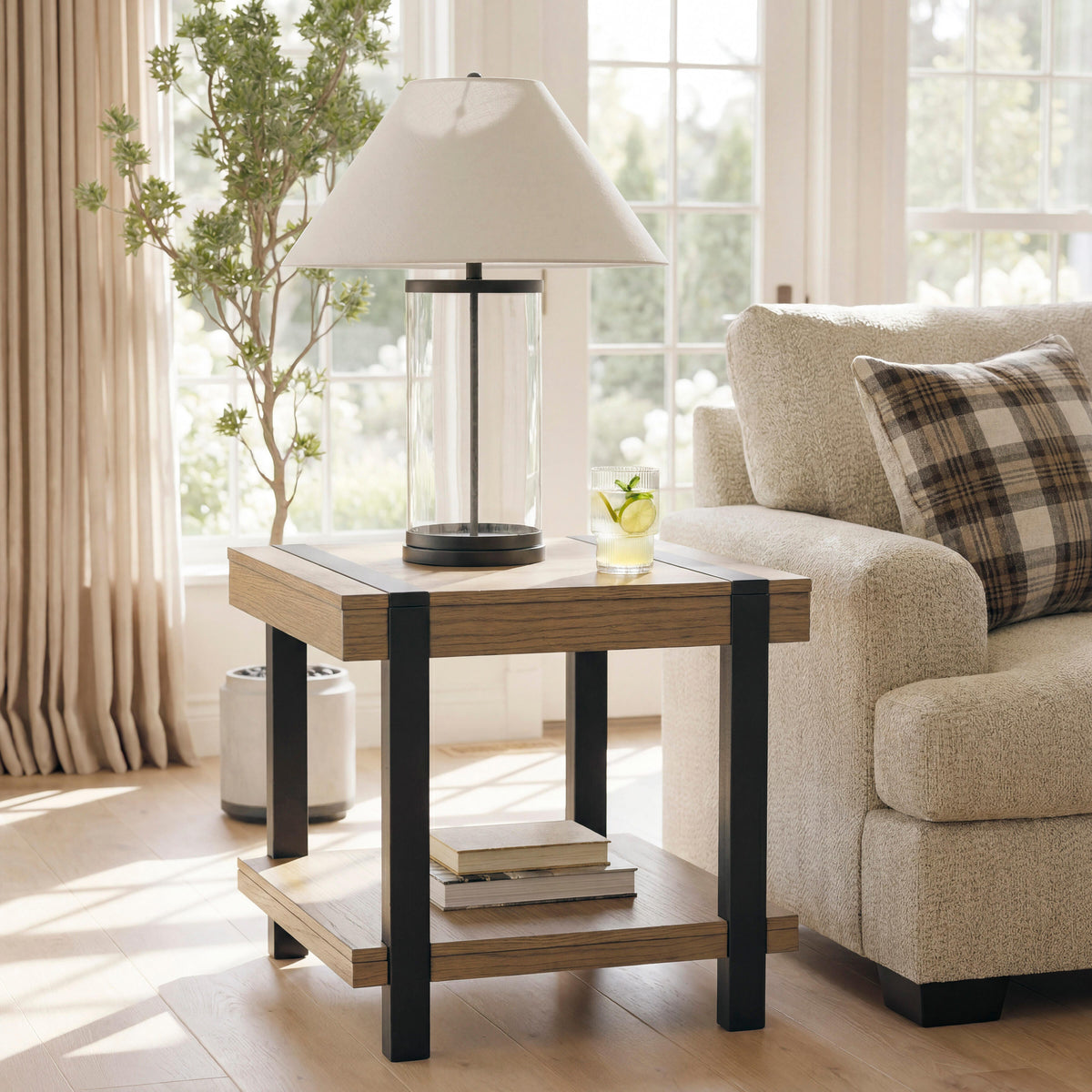 Orange Furniture Outlet - Ashley Furniture - Jorannti End Table - Square End Table - T631-2