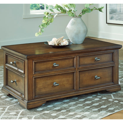 Orange Furniture Outlet - Ashley Furniture - Channley Lift-Top Coffee Table - Lift Top Cocktail Table - T649-20