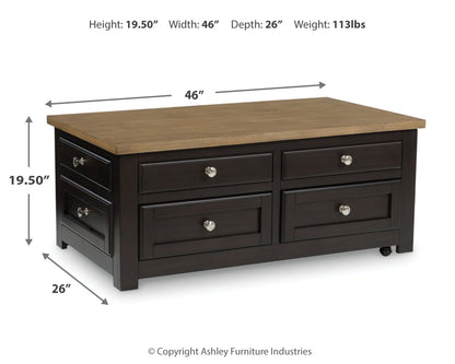 Drazmine Lift-Top Coffee Table