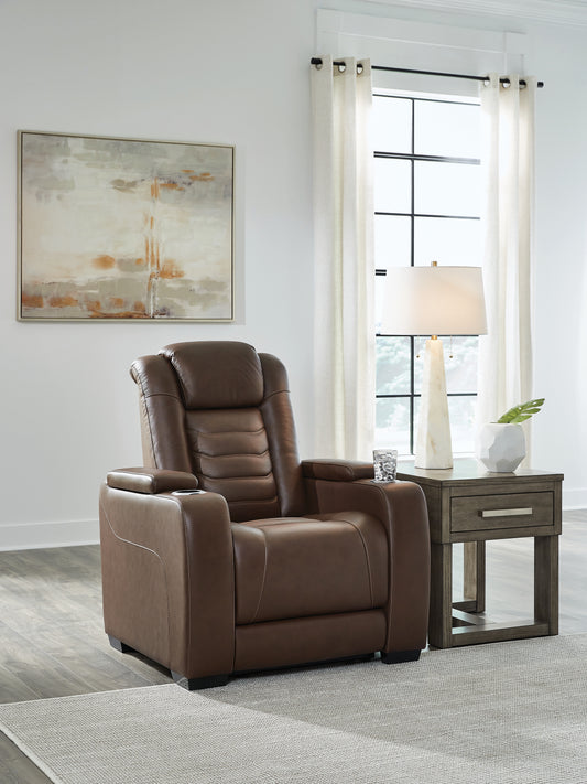 Orange Furniture Outlet - Ashley Furniture - High Impact Living Room - PWR REC Sofa with ADJ Headrest / Tobacco - U1060115