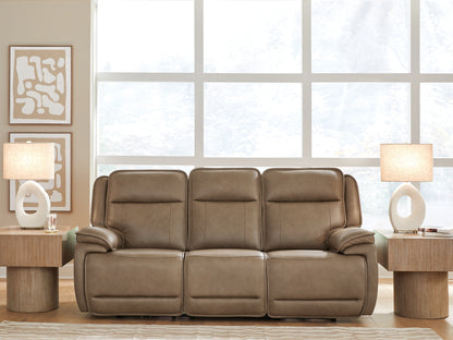 Orange Furniture Outlet - Ashley Furniture - Glencroft Living Room - PWR REC Sofa with ADJ Headrest - PCU1240015
