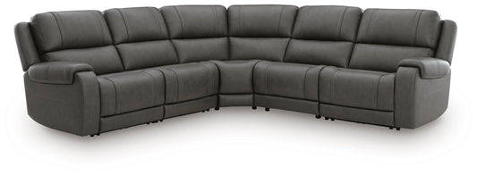 Orange Furniture Outlet - Ashley Furniture - 5Z - Pittson Sectional - 5-Piece Power Reclining Sectional - PCU12600S9