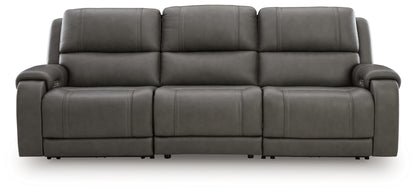 Orange Furniture Outlet - Ashley Furniture - 5Z - Pittson Sectional - 3-Piece Power Sectional Reclining Sofa / Anchor - PCU12600S3