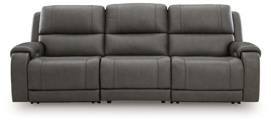 Orange Furniture Outlet - Ashley Furniture - 5Z - Pittson Sectional - 3-Piece Power Sectional Reclining Sofa / Anchor - PCU12600S3