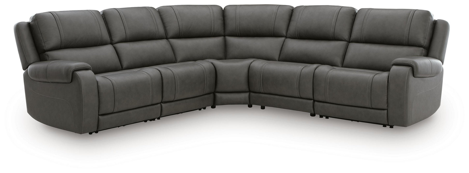 Orange Furniture Outlet - Ashley Furniture - 5Z - Pittson Sectional - 5-Piece Power Reclining Sectional - PCU12600S6