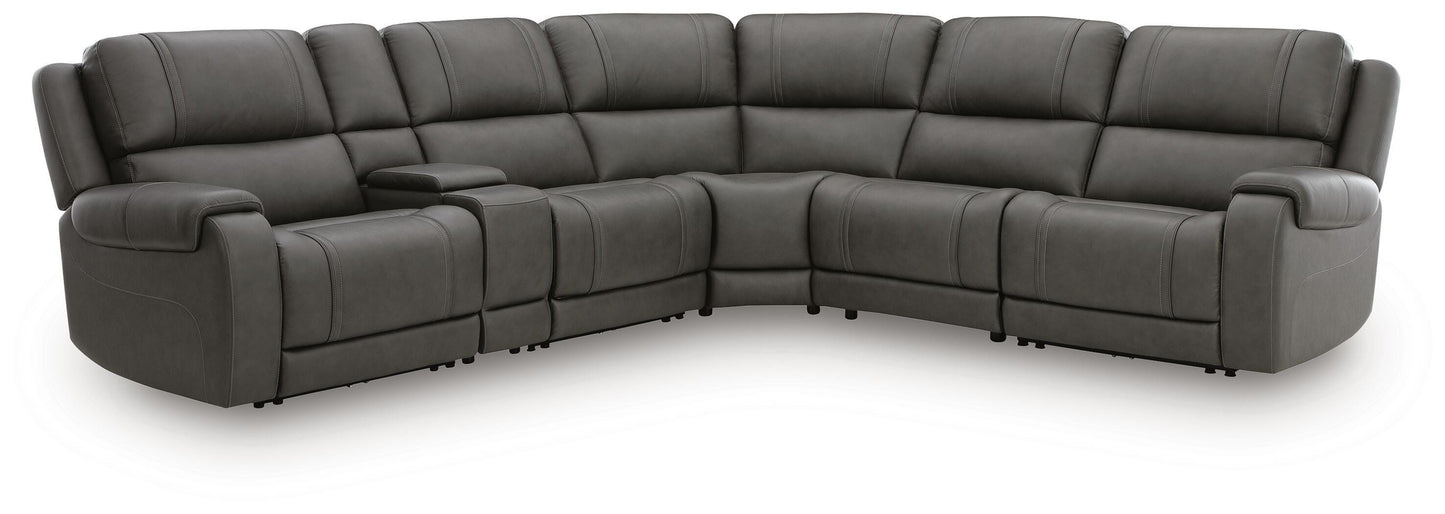 Orange Furniture Outlet - Ashley Furniture - 5Z - Pittson Sectional - 6-Piece Power Reclining Sectional - PCU12600S12