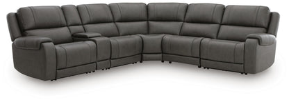 Orange Furniture Outlet - Ashley Furniture - 5Z - Pittson Sectional - 6-Piece Power Reclining Sectional - PCU12600S12