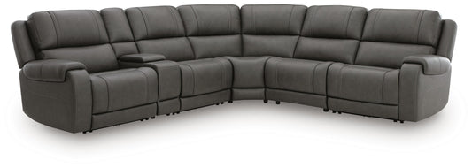 Orange Furniture Outlet - Ashley Furniture - 5Z - Pittson Sectional - 6-Piece Power Reclining Sectional - PCU12600S12