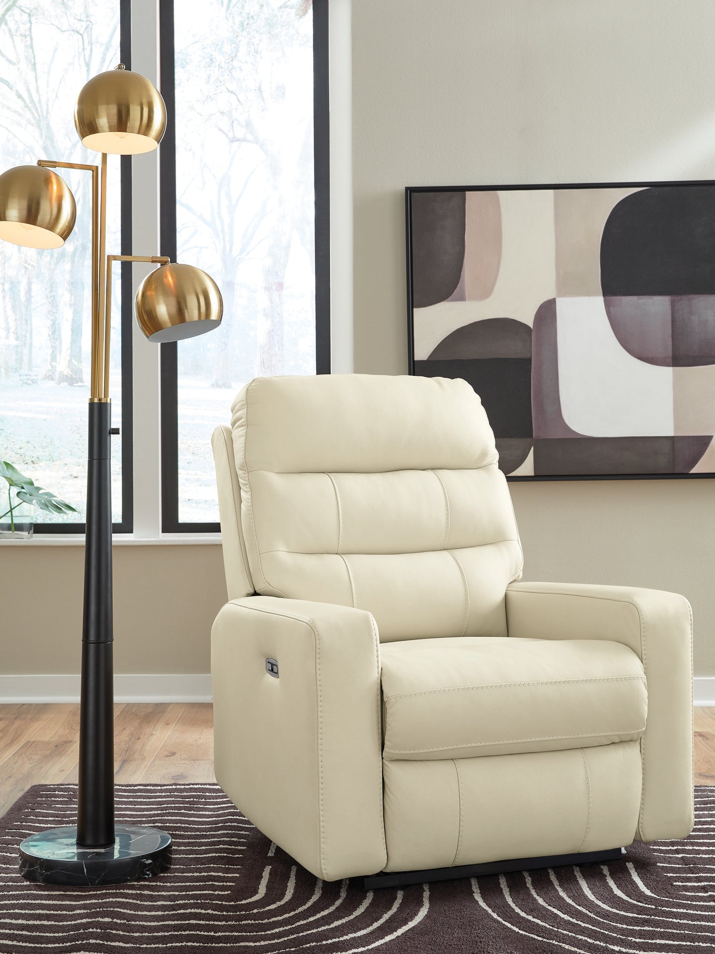 Orange Furniture Outlet - Ashley Furniture - Pennacle Pier Living Room - PWR Recliner/ADJ Headrest - PCU1350213