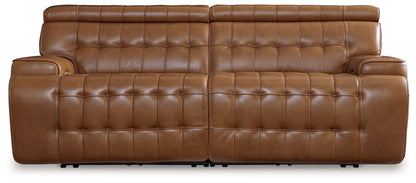 Orange Furniture Outlet - Ashley Furniture - Temmpton Sectional - 6-Piece Power Reclining Sectional / Chocolate - U92708S5