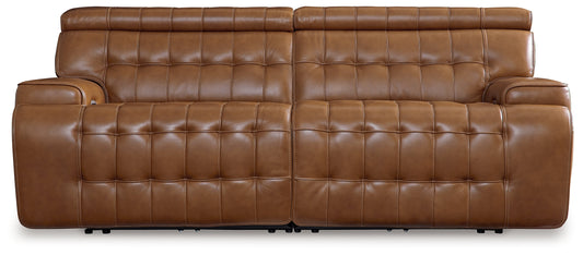 Orange Furniture Outlet - Ashley Furniture - Temmpton Sectional - 6-Piece Power Reclining Sectional / Chocolate - U92708S5