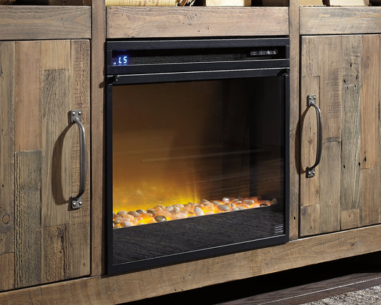 Orange Furniture Outlet - Ashley Furniture - Entertainment Accessories Electric Fireplace Insert - Electric Fireplace Insert / Black - W100-02