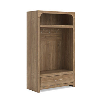 Orange Furniture Outlet - Ashley Furniture - Dovander Hall Tree with Storage Bench - Hall Tree with Storage Bench - W1121-79