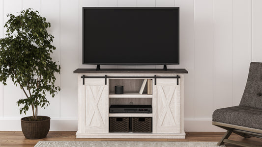 Orange Furniture Outlet - Ashley Furniture - Dorrinson 54" TV Stand - 54" / Two-tone - W287-48