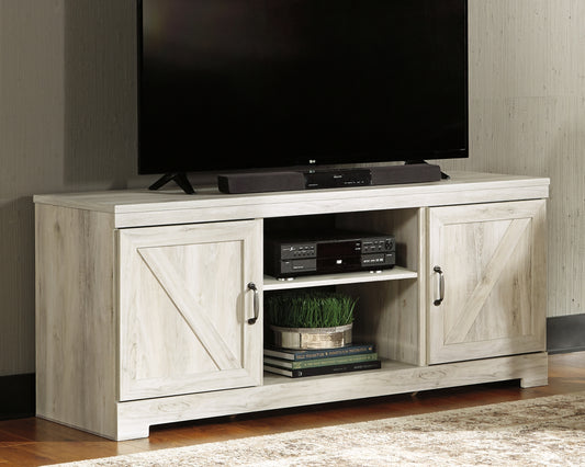 Orange Furniture Outlet - Ashley Furniture - Bellaby TV Stand - 63" / Whitewash - W331-68