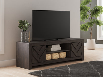 Orange Furniture Outlet - Ashley Furniture - Cayboni TV Stand - 71" / Black - W3789-68
