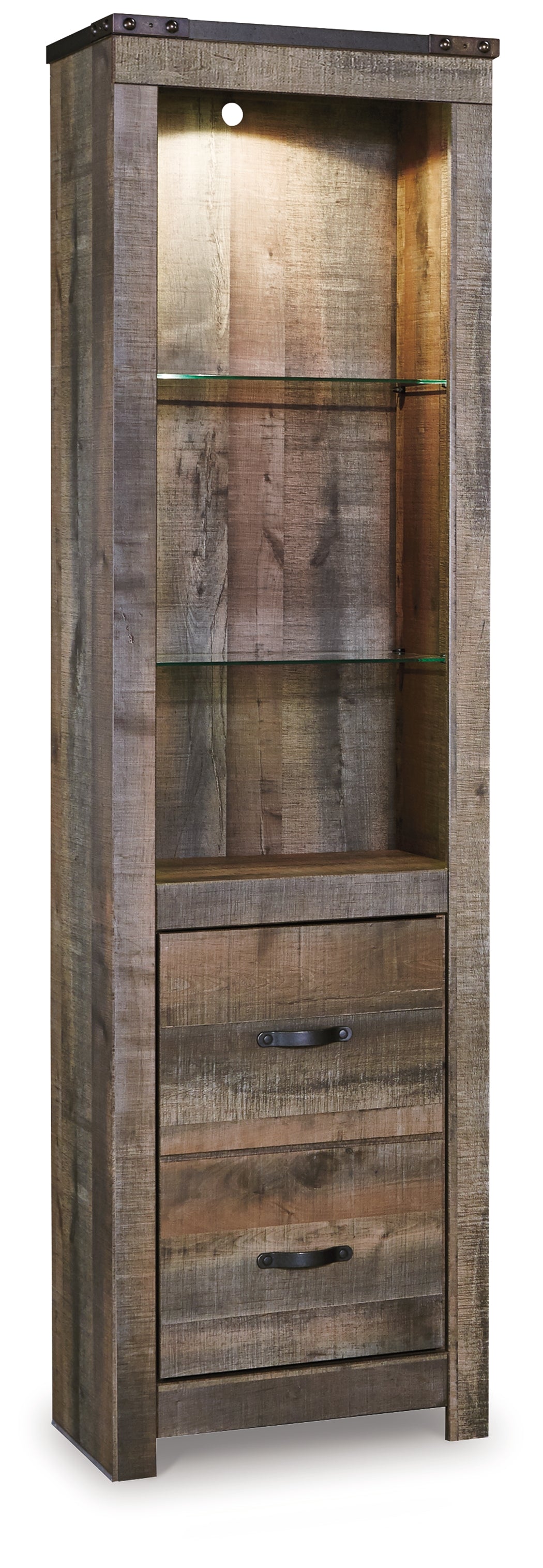 Orange Furniture Outlet - Ashley Furniture - Trinell Entertainment Center - Pier / Brown - W446-24
