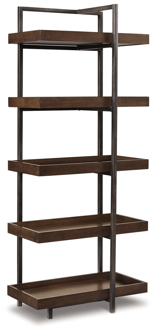 Orange Furniture Outlet - Ashley Furniture - Starmore Entertainment Center - Left or Right Pier / Brown/Gunmetal - W633-34