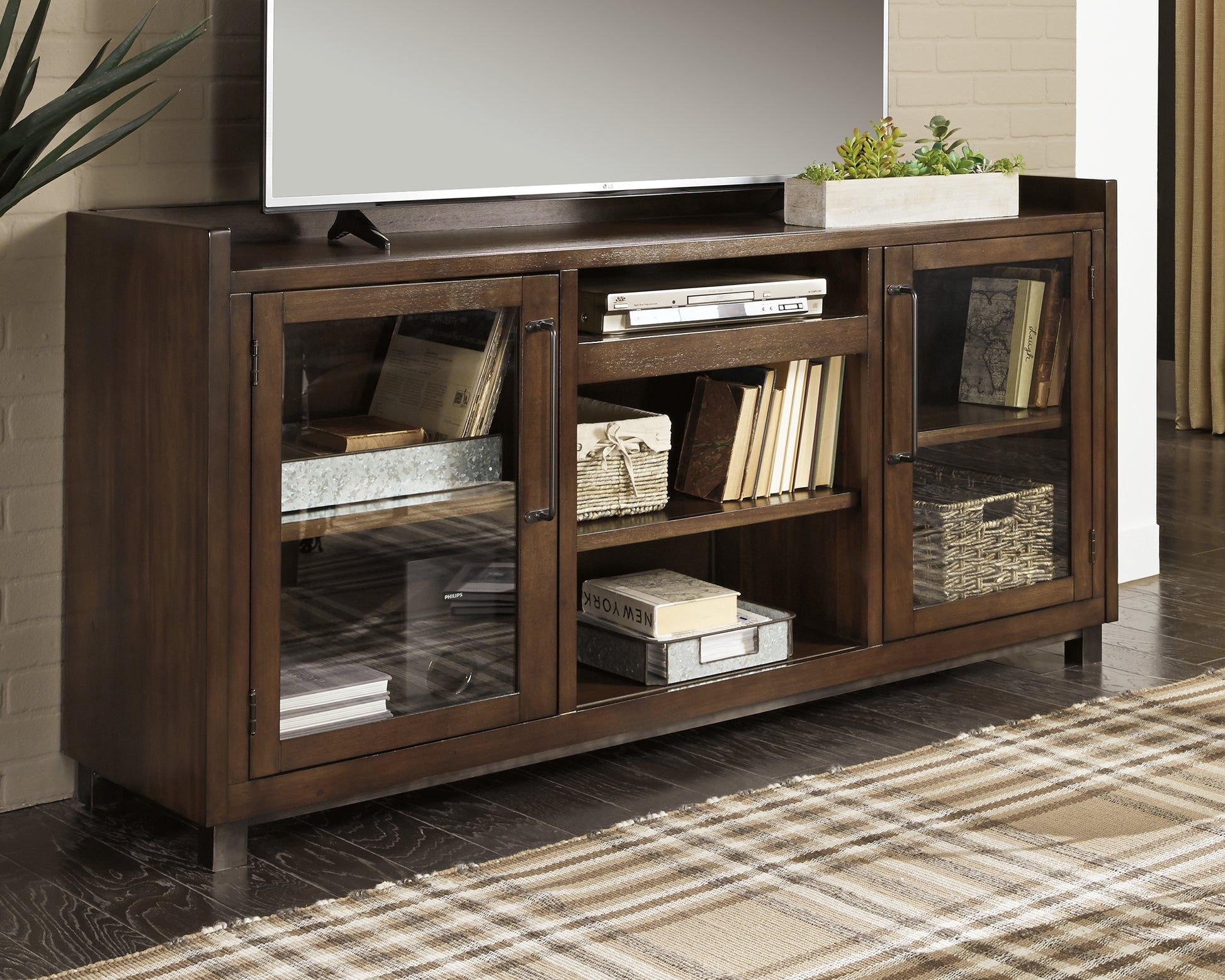 Orange Furniture Outlet - Ashley Furniture - Starmore 70" TV Stand - 70" / Brown - W633-68