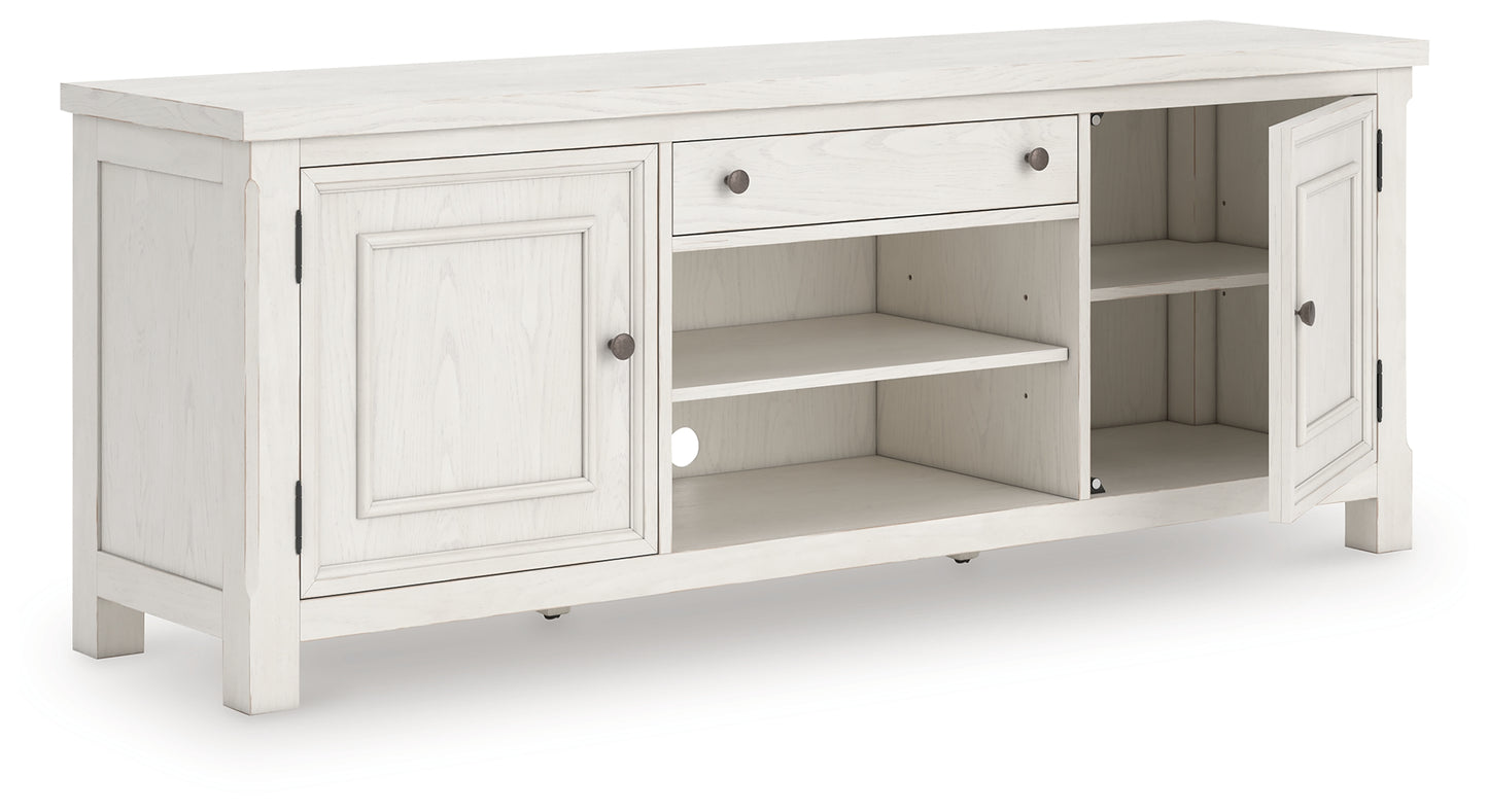 Orange Furniture Outlet - Ashley Furniture - Robbinsdale 72" TV Stand - 72" / Antique White - W742-68