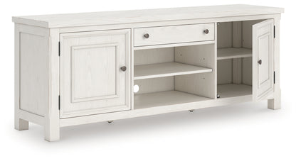 Orange Furniture Outlet - Ashley Furniture - Robbinsdale 72" TV Stand - 72" / Antique White - W742-68