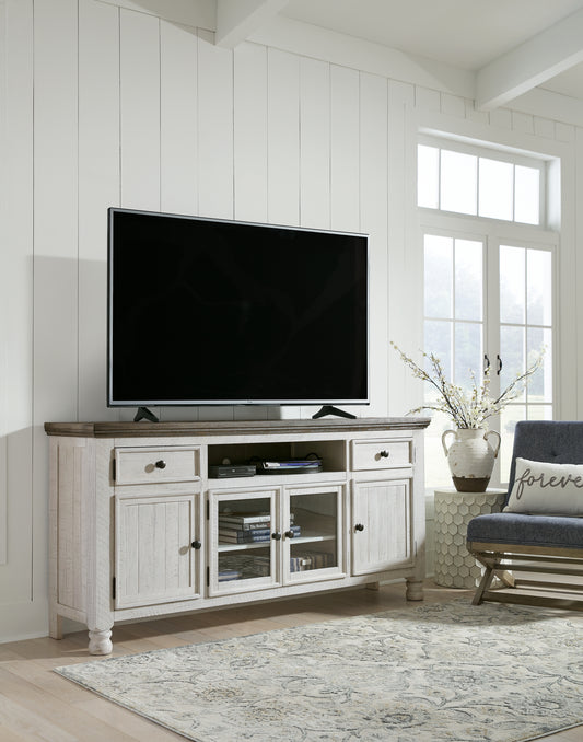 Orange Furniture Outlet - Ashley Furniture - Havalance TV Stand - TV Stand / Two-tone - W814-68